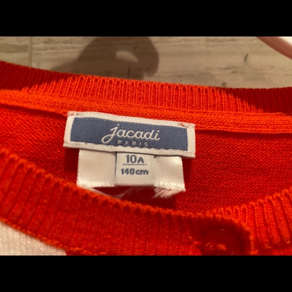 Jacadi girls sweater size 10. NWOT perfect - Picture 2 of 2